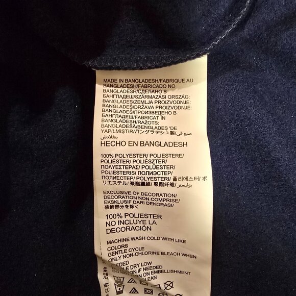 New Orleans Pelicans Men's NBA Pullover Hoodie Polyester Navy Pockets Sz 2XL NWT - Picture 9 of 10